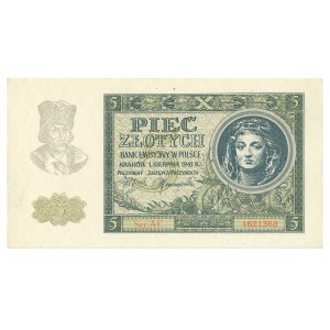 GG, 5 zlotych, 1941, AE 3069175