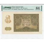 GG, 100 zlotych, 1940 - C - PMG 64 RARE SERIES