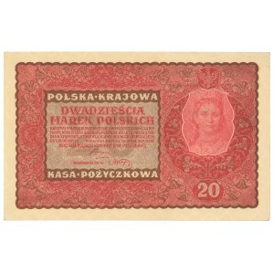 Druhá poľská republika, 20 poľských mariek, 1919, II. séria, V.