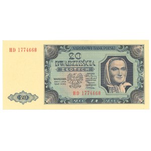 People's Republic of Poland, 20 zlotych, 1948, HD