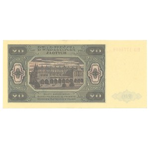 People's Republic of Poland, 20 zlotych, 1948, HD