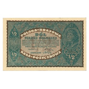 Seconda Repubblica Polacca, 1/2 marka polacca del 1920