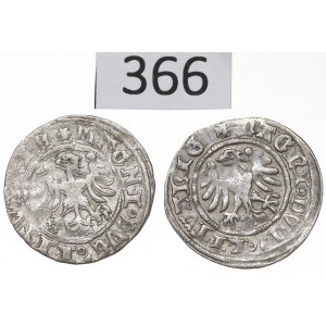 Alexander Jagellon, lot of Halfgroats without date, Vilnius
