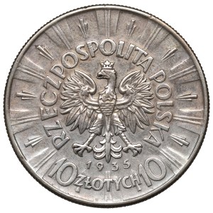 Seconda Repubblica Polacca, 10 zloty 1935 Piłsudski