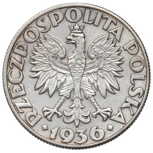 II RP, 5 złotych 1936 Żaglowiec