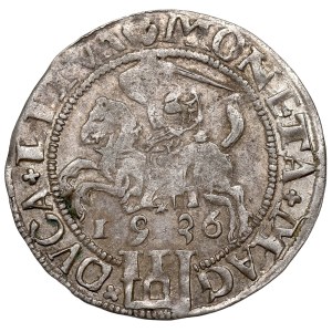 Zygmunt I Stary, Grosz 1536, Wilno - czerwiec LI/LITVA