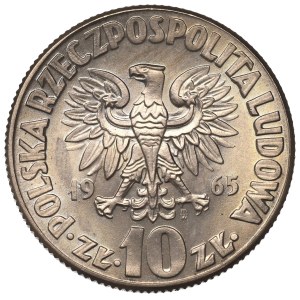 People's Republic of Poland, 10 zlotych, 1965, Copernicus