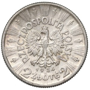 Zweite Polnische Republik, 2 Złoty, 1934, Piłsudski