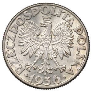 II Republic of Poland, 2 zlote 1936, Ship
