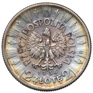 Druhá polská republika, 2 zloté, 1934, Piłsudski