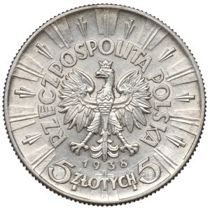II RP, 5 złotych 1938 Piłsudski