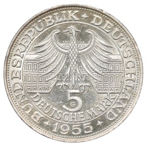 Germany, 5 mark 1955