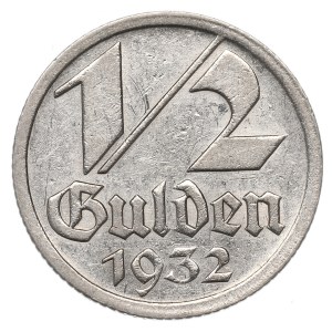 Free city of Danzig, 1/2 gulden 1932