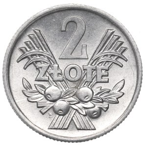 Volksrepublik Polen, 2 Złoty 1972, Beeren