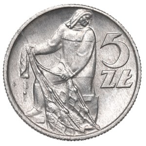 Volksrepublik Polen, 5 Złoty, 1959, Fischer – Sonnenschein