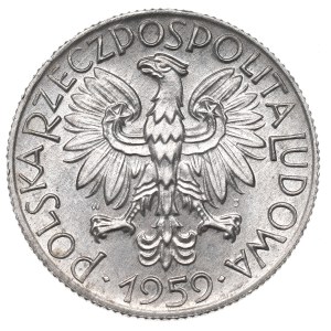 Volksrepublik Polen, 5 Złoty, 1959, Fischer – Sonnenschein