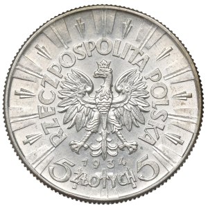 II RP, 5 złotych 1934 Piłsudski