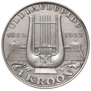 Estonia, 1 kroon 1933