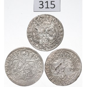 John II Casimir, Set of Sixpence, 1661–67