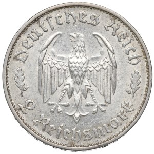 Niemcy, III Rzesza, 2 marki 1934 Schiller F