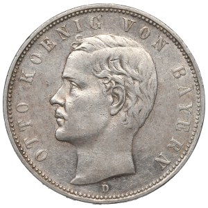 Germany, Bayern, 5 mark 1913