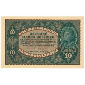 Second Polish Republic, 10 Polish marks, 1919, Second Series FO