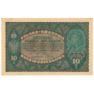 II RP, 10 marek polskich 1919 II Serja F