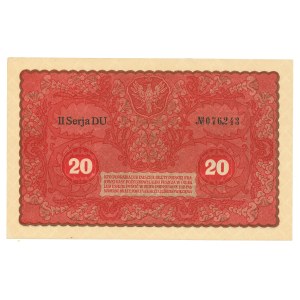 Second Polish Republic, 20 Polish marks 1919 II Serja DY