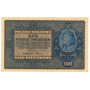 II RP, 100 marek polskich 1919 IH Serja T