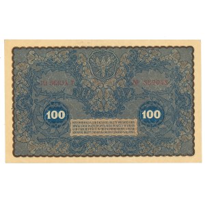 II RP, 100 marek polskich 1919 IH Serja T