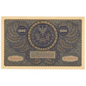 Second Polish Republic, 1,000 Polish marks, 1919, Series III, B