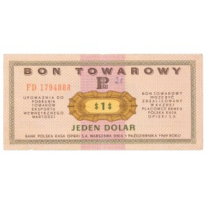 Pewex, 1 dollar, 1969 - FD