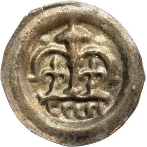 Leszek the White (1202-27), bracteate, Kraków, BRACHA - RARE