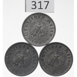 Germany, Lot of 10 Pfennig 1948