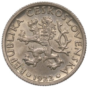 Czechoslovakia, 1 korona 1922