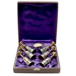 USSR, Set of shot glasses - niello