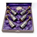 USSR, Set of shot glasses - niello