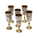 URSS, Service de verres - niello