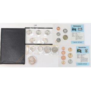 Set of world coins