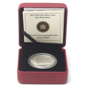 Canada, 10 dollars 2013 Ours polaire