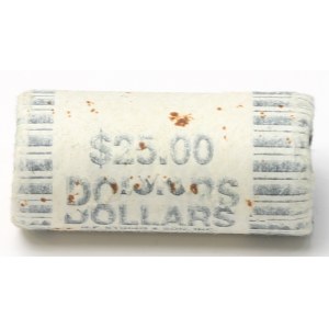 USA, 1 dolár z roku 2000 – banková rolka v hodnote 25 dolárov