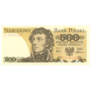 PRL, 500 złotych 1974 A