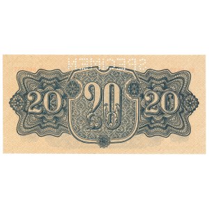 Czechosłowacja, 20 koron 1944 BA - SPECIMEN