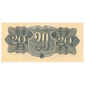 Czechoslovakia, 20 crowns 1944 EX - SPECIMEN