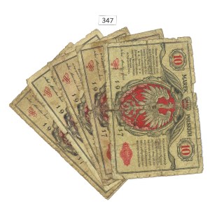 10 mkp 1916 General - 6 pcs.