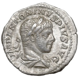 Roman Empire, Elagabal, Denarius