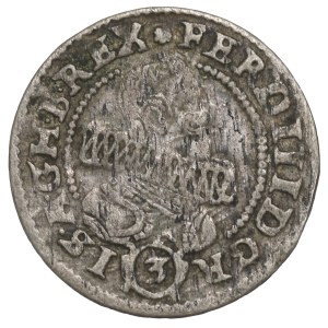 Silesia under Habsburg, Ferdinand III, 3 kreuer 1637, Breslau