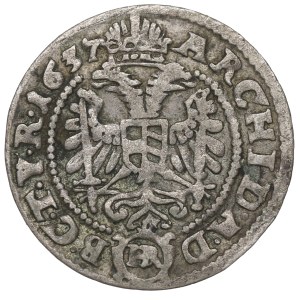 Silesia under Habsburg, Ferdinand III, 3 kreuer 1637, Breslau