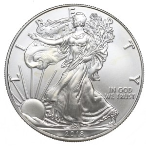 USA, 2018 Dollar - 1 ounce of silver