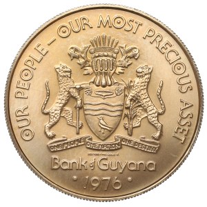 Guyana, 100 dollars 1976 - Eldorado